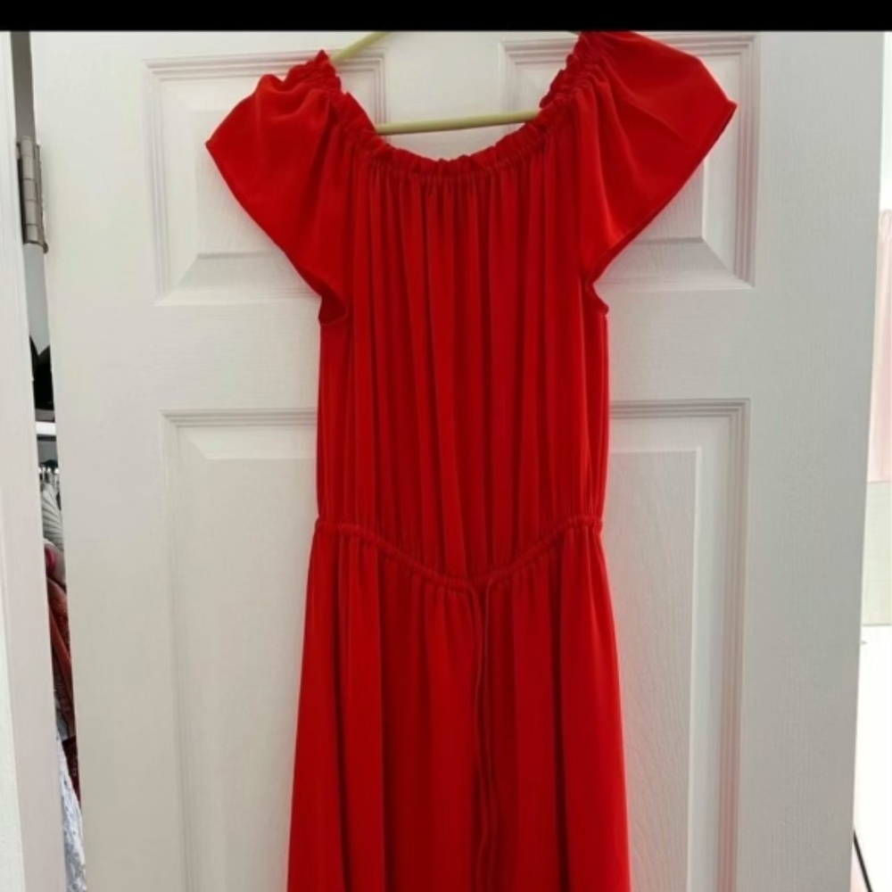Flouncy maxi dress